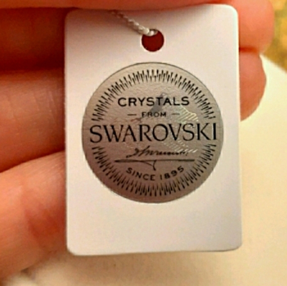 SWAROVSKI HOOP EARRINGS - Picture 7 of 8